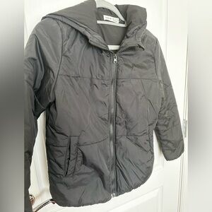 SHEIN Charcoal Puffer Jacket for Kids